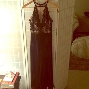 Last chance! Long Black Dress with lace and mesh!